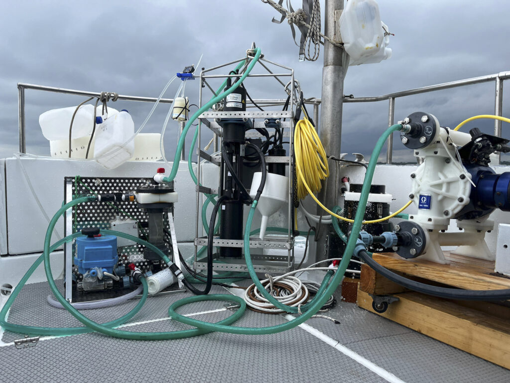 Samp[ling equipment on board the CNR Northern Adriatic Sampling trip